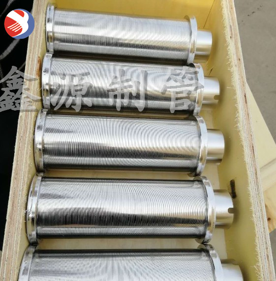 不銹鋼316L約翰遜楔形絲纏繞海上鉆井平臺淡水處理技術濾芯